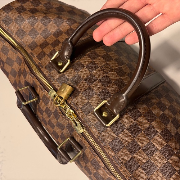 Louis Vuitton Keepall Bandouliere Bag Damier Ebene 45 - Picture 9 of 16